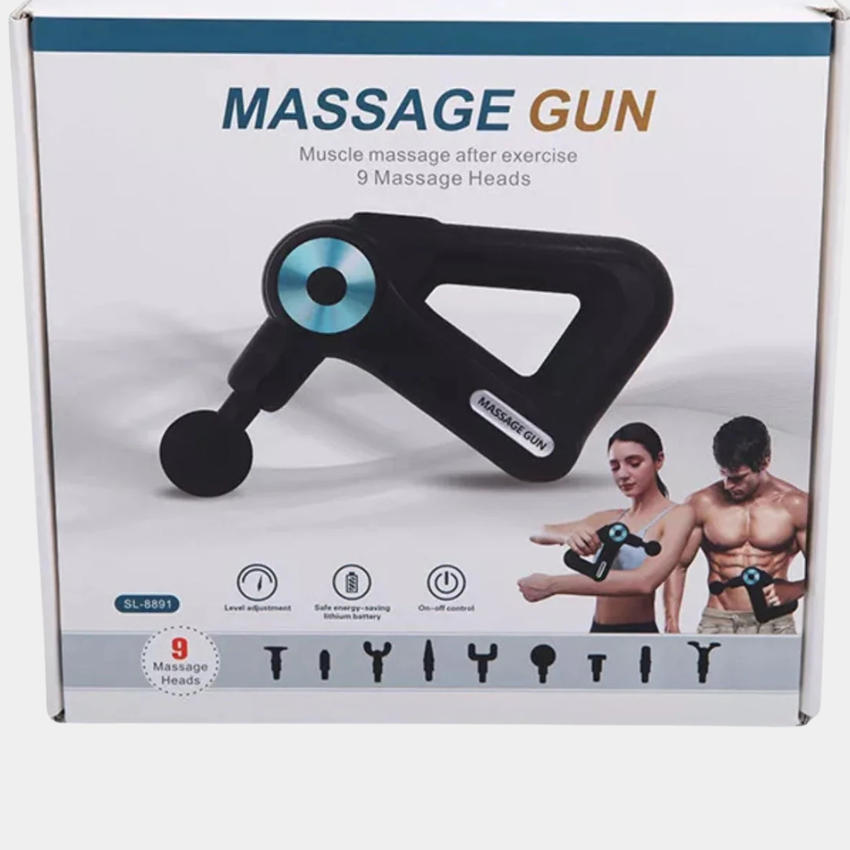  مسدس مساج  رياضى SL-8891 مع 9 رؤوس